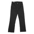 LEVI'S Womens Jeans Black Regular Straight Denim Medium W26 L25 Classic Zip