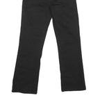 LEVI'S Womens Jeans Black Regular Straight Denim Medium W26 L25 Classic Zip