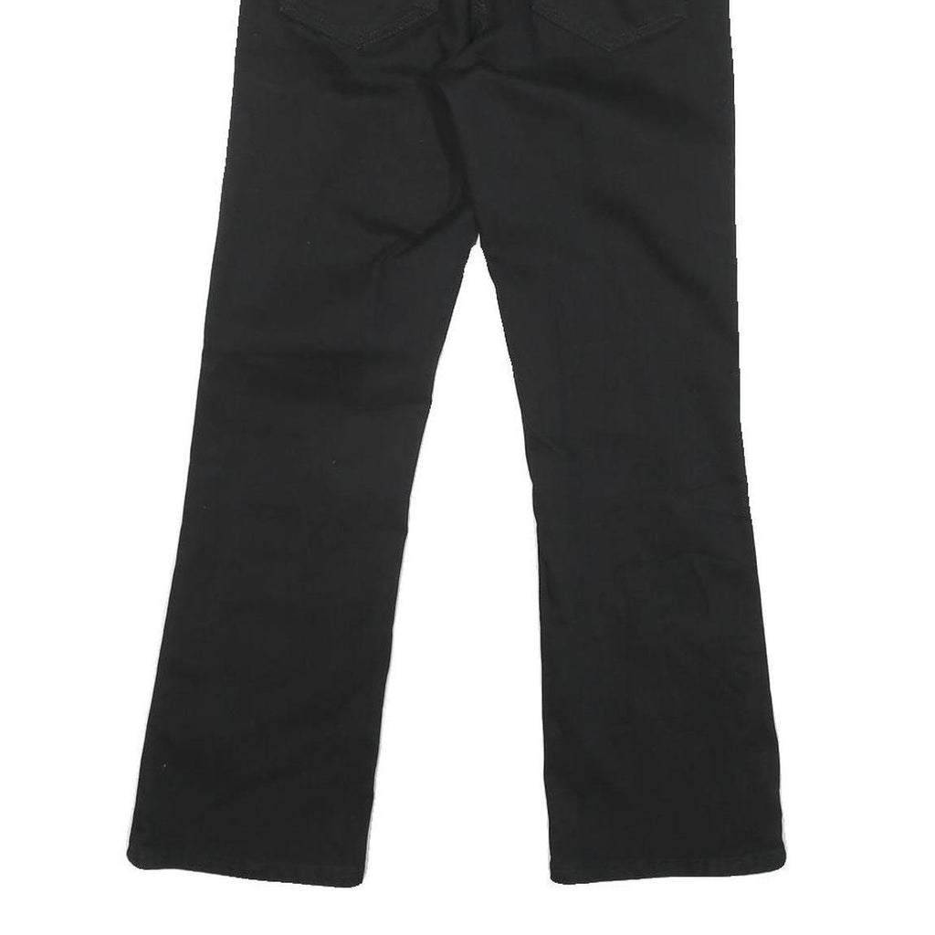 LEVI'S Womens Jeans Black Regular Straight Denim Medium W26 L25 Classic Zip