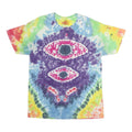 Mens Multi-Coloured Tie Dye T-Shirt M Short Sleeve Crew Neck Cotton Graphic