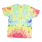 Mens Multi-Coloured Tie Dye T-Shirt M Short Sleeve Crew Neck Cotton Graphic