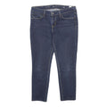 LEVI'S Demi Curve Mid Rise Skinny Womens Jeans Blue Relaxed Denim W29 L25