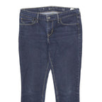LEVI'S Demi Curve Mid Rise Skinny Womens Jeans Blue Relaxed Denim W29 L25