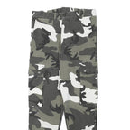 Womens Lined Relaxed Cotton Blend Camouflage Cargo Trousers W28 L25 Casual