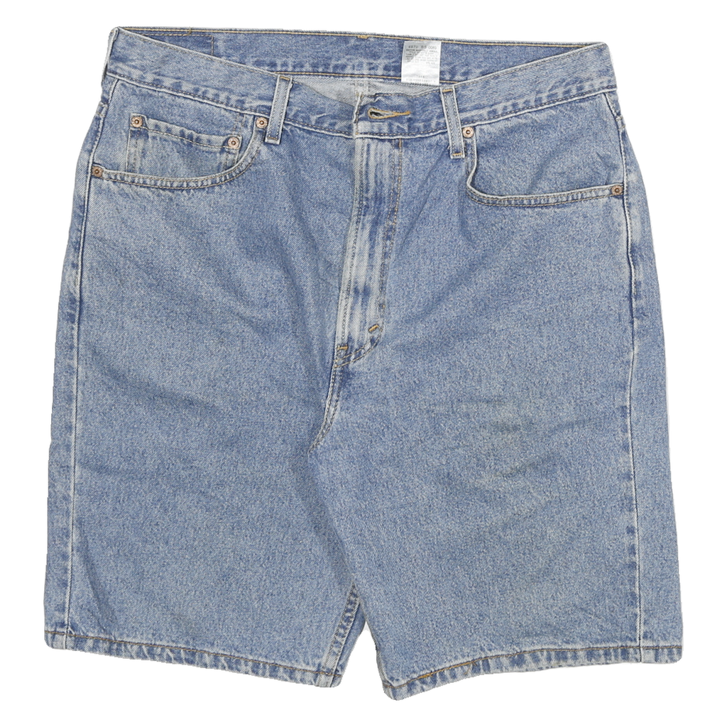LEVI'S Mens Denim Blue Casual Shorts XL W34 Classic Cotton Blend Comfort