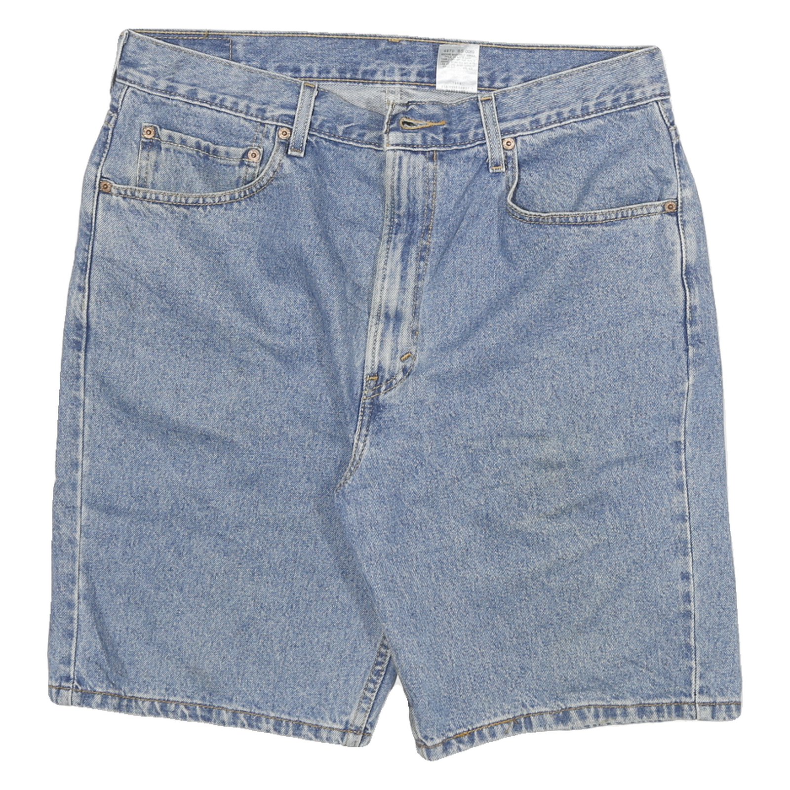 LEVI'S Mens Denim Blue Casual Shorts XL W34 Classic Cotton Blend Comfort
