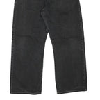 GUESS Mens Relaxed Black Denim W34 L28 Casual Zip Cotton Blend Jeans