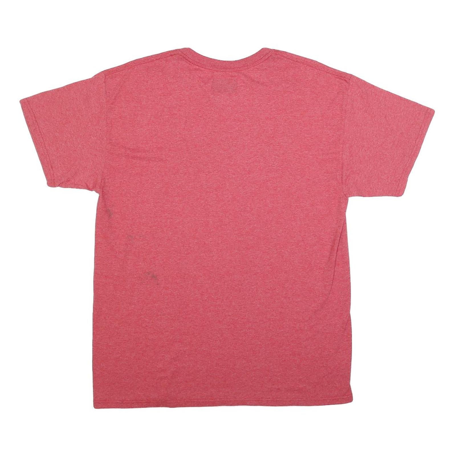 NFL Mens Red San Francisco 49ers Graphic T-Shirt L Short Sleeve Crew Neck