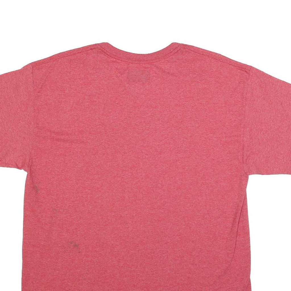 NFL Mens Red San Francisco 49ers Graphic T-Shirt L Short Sleeve Crew Neck