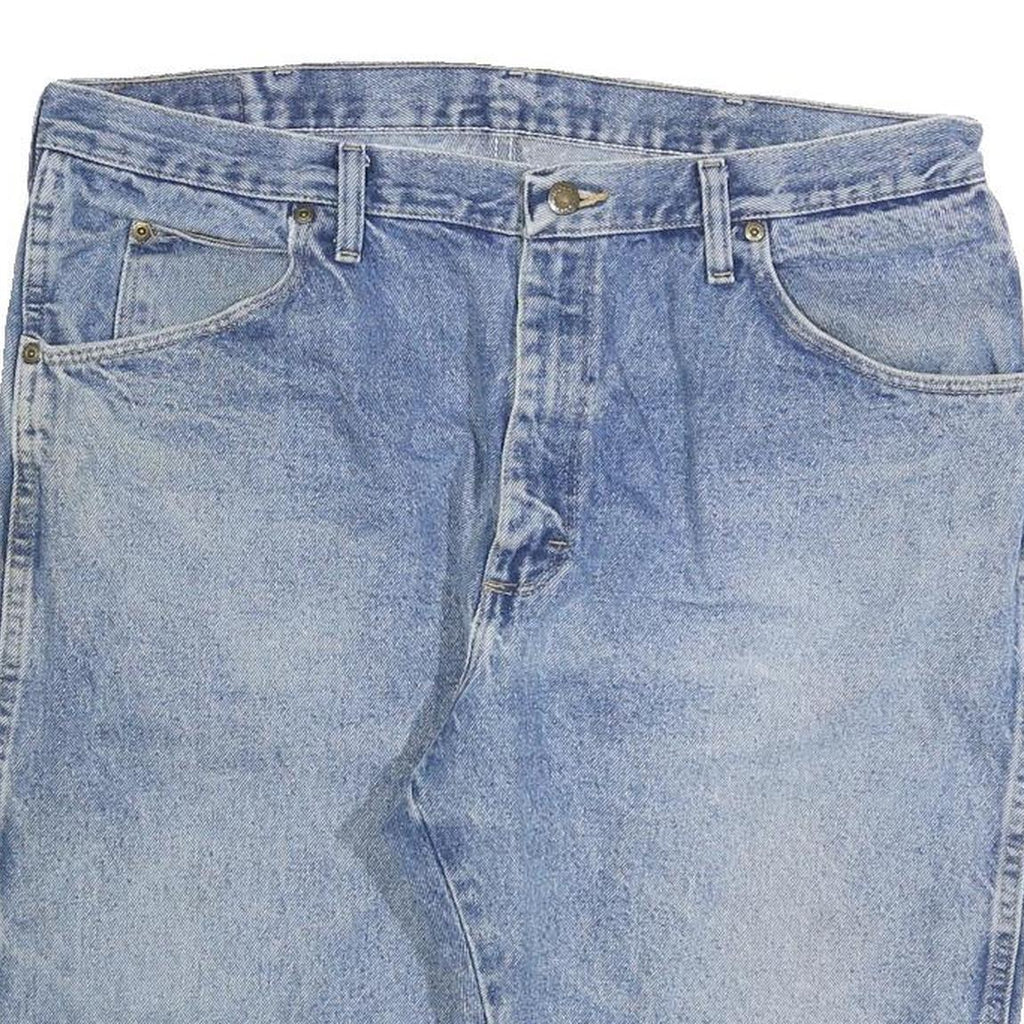 WRANGLER Mens Denim Blue Casual Shorts XL W38 Cotton Blend Classic Fit