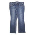 PAISLEY SKY Womens Regular Fit Blue Stretch Denim Bootcut Jeans W36 L30 Crystal