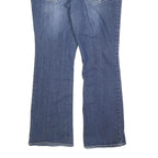 PAISLEY SKY Womens Regular Fit Blue Stretch Denim Bootcut Jeans W36 L30 Crystal