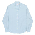 LEVI'S Mens Blue Plain Shirt L Cotton Long Sleeve Button Closure Regular Fit