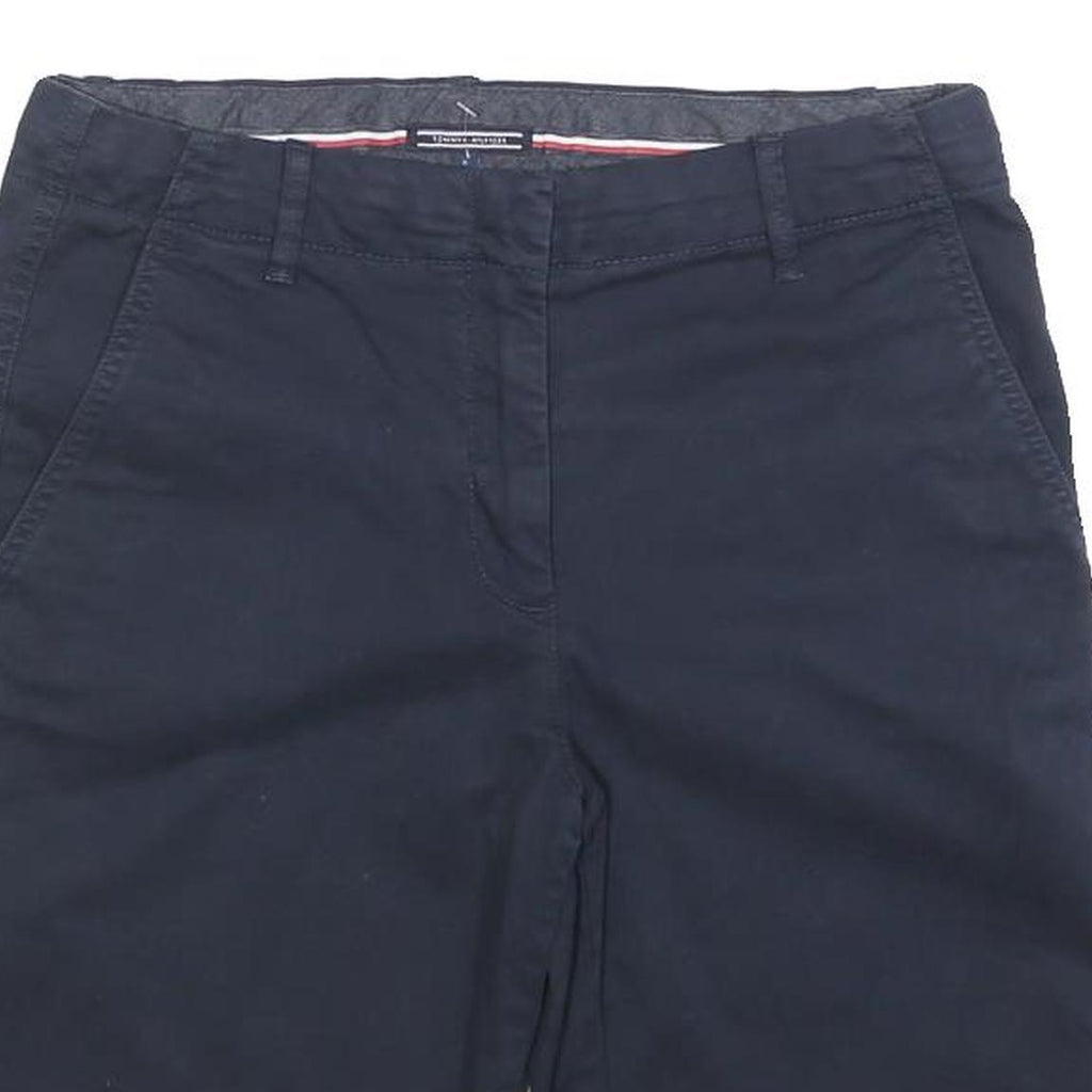 TOMMY HILFIGER Womens Shorts Navy Casual Plain M W30 Lightweight Cotton Blend