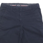TOMMY HILFIGER Womens Shorts Navy Casual Plain M W30 Lightweight Cotton Blend