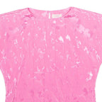 TESS Womens Printed Top Pink Sleeveless Floral M