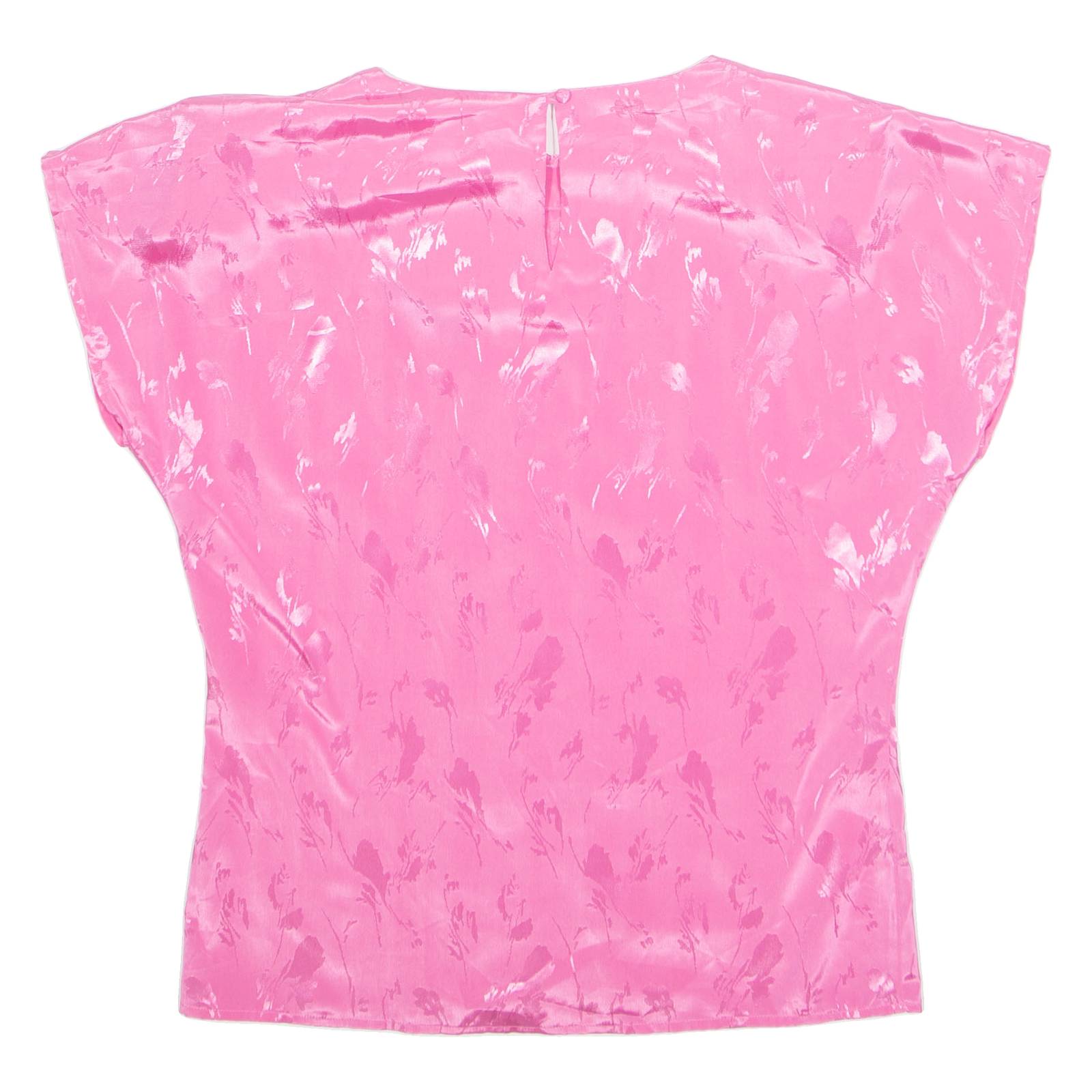 TESS Womens Printed Top Pink Sleeveless Floral M