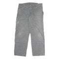 DICKIES Mens Slim Grey Cotton Jeans W38 L29 Workwear Durable Zip Closure