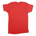 JC PENNEY Mens Red XL Short Sleeve Crew Neck Plain Cotton Blend T-Shirt