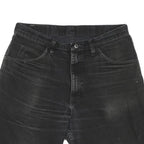 WRANGLER Mens Shorts Black Denim Casual L W34 Vintage Style Cotton Blend