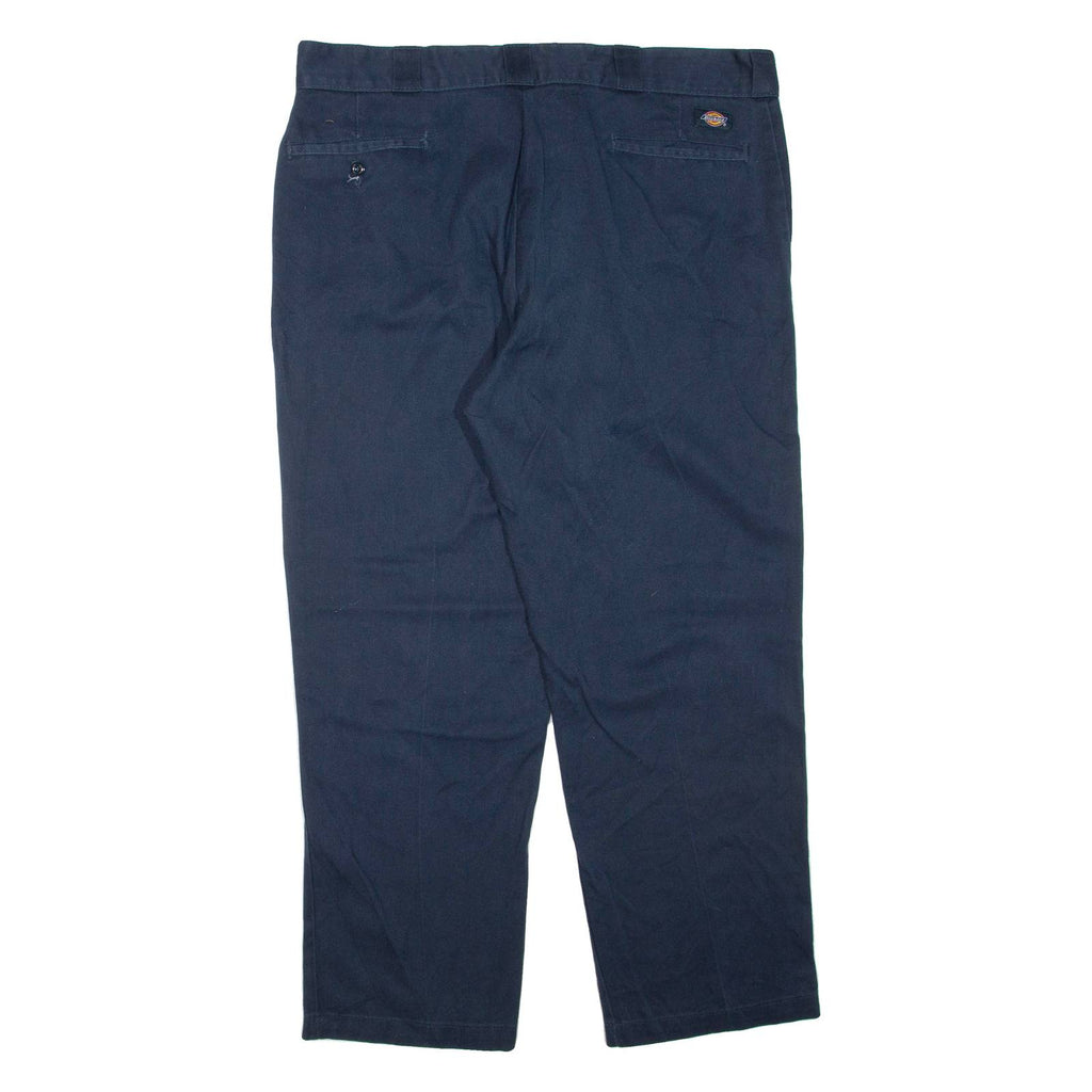 DICKIES Mens Trousers Blue Regular Tapered W40 L30