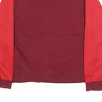 NIKE Mens Maroon & Red Crew Neck L Cotton Blend Sweatshirt Pullover Air Logo
