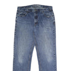 DICKIES Mens Blue Jeans Relaxed Straight Denim Medium W36 L34 Workwear