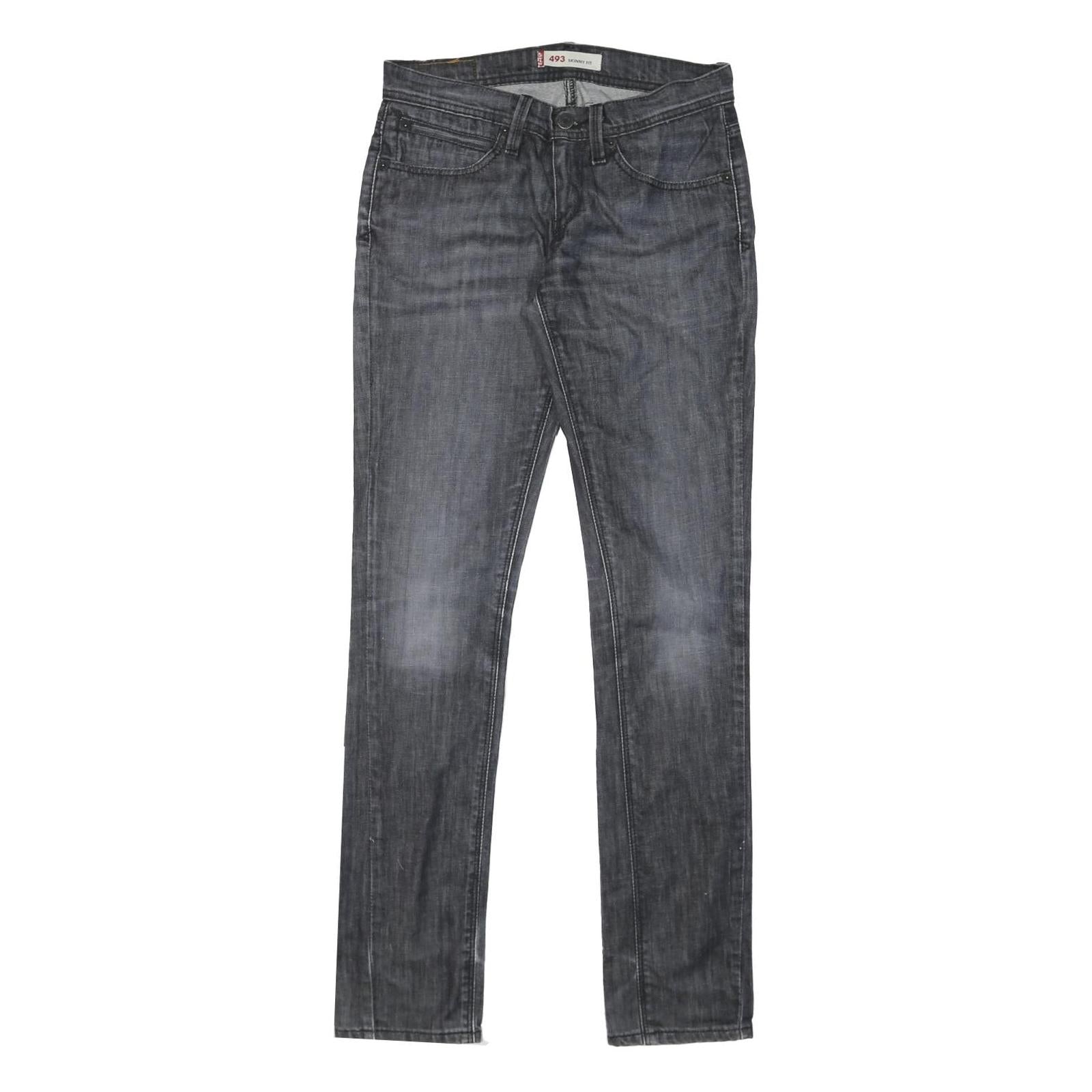 LEVI'S 493 Womens Jeans Blue Slim Skinny Denim Medium W29 L33 Stylish