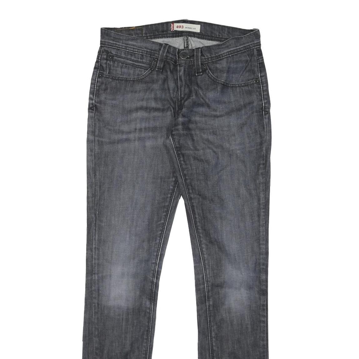 LEVI'S 493 Womens Jeans Blue Slim Skinny Denim Medium W29 L33 Stylish