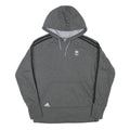 NIKE Womens Grey Canada Hoodie L Olympic Logo Polyester Blend