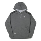 NIKE Womens Grey Canada Hoodie L Olympic Logo Polyester Blend