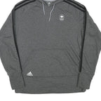 NIKE Womens Grey Canada Hoodie L Olympic Logo Polyester Blend