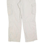 CARHARTT Mens Cotton Blend Beige Relaxed Cargo Trousers W38 L32 Workwear