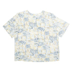 KATHY IKE Womens Printed Top Beige Floral L