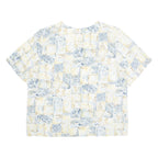 KATHY IKE Womens Printed Top Beige Floral L