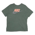 NIKE Mens Green Crew Neck Short Sleeve Graphic T-Shirt L Casual Sportswear