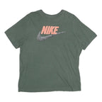 NIKE Mens Green Crew Neck Short Sleeve Graphic T-Shirt L Casual Sportswear