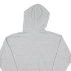 ADIDAS Womens Grey Hoodie UK 10 Cotton Pullover Hooded Sweatshirt
