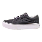 VANS Authentic Platform Trainers Grey Canvas Womens UK 4