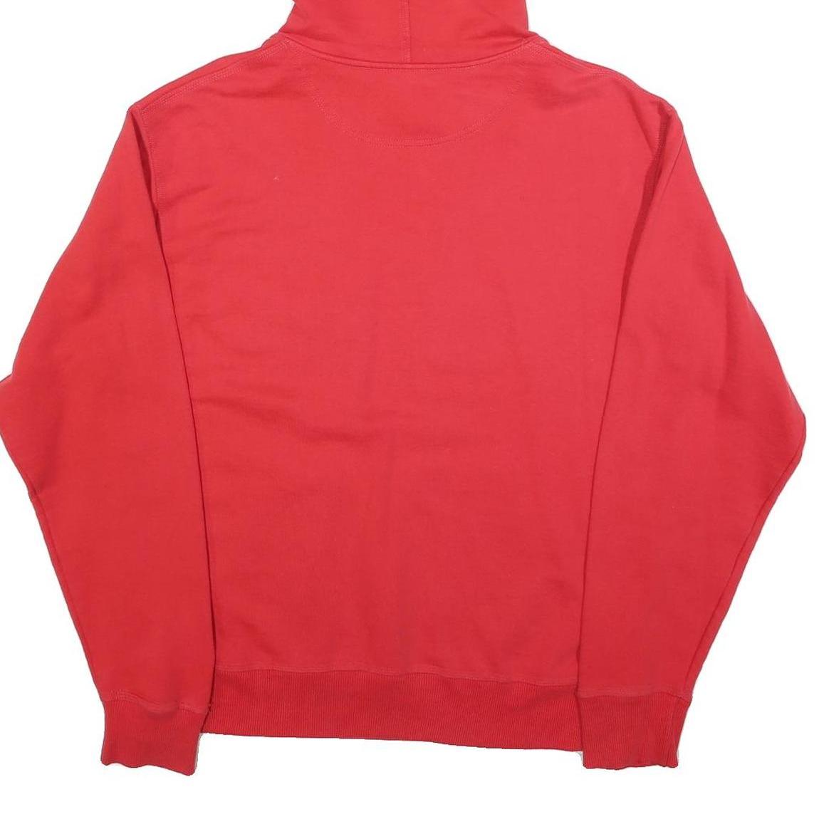 CHAMPION Mens Red Hoodie M Cotton Blend Casual Sportswear Pullover