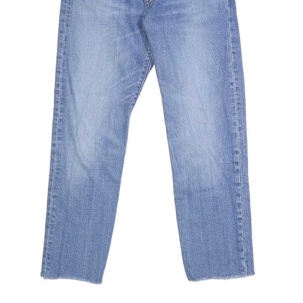 LEVI'S 501 Womens Jeans Blue Regular Straight Denim Light W26 L26 Button