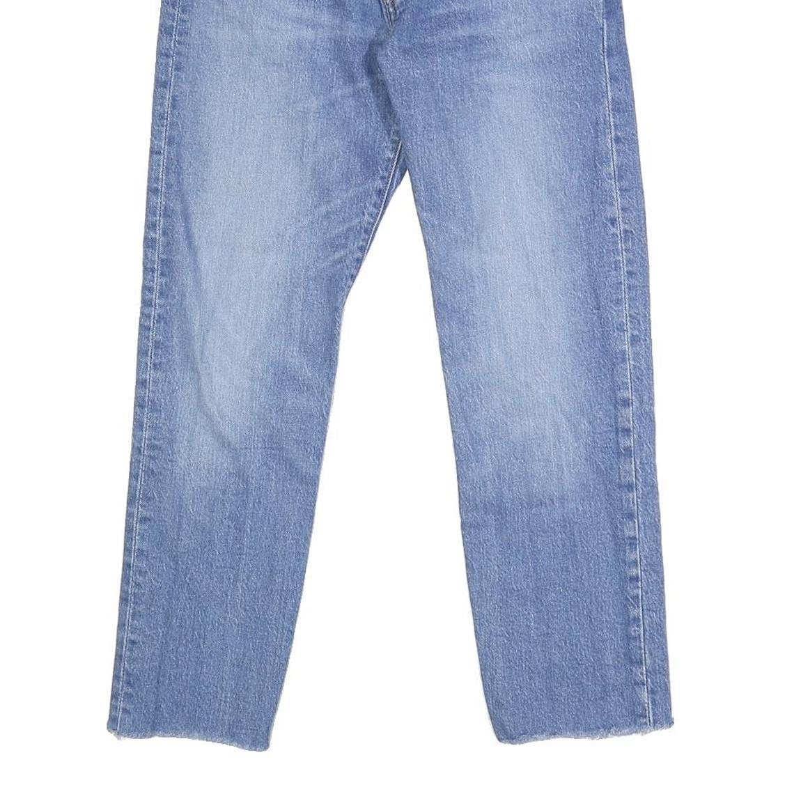 LEVI'S 501 Womens Jeans Blue Regular Straight Denim Light W26 L26 Button