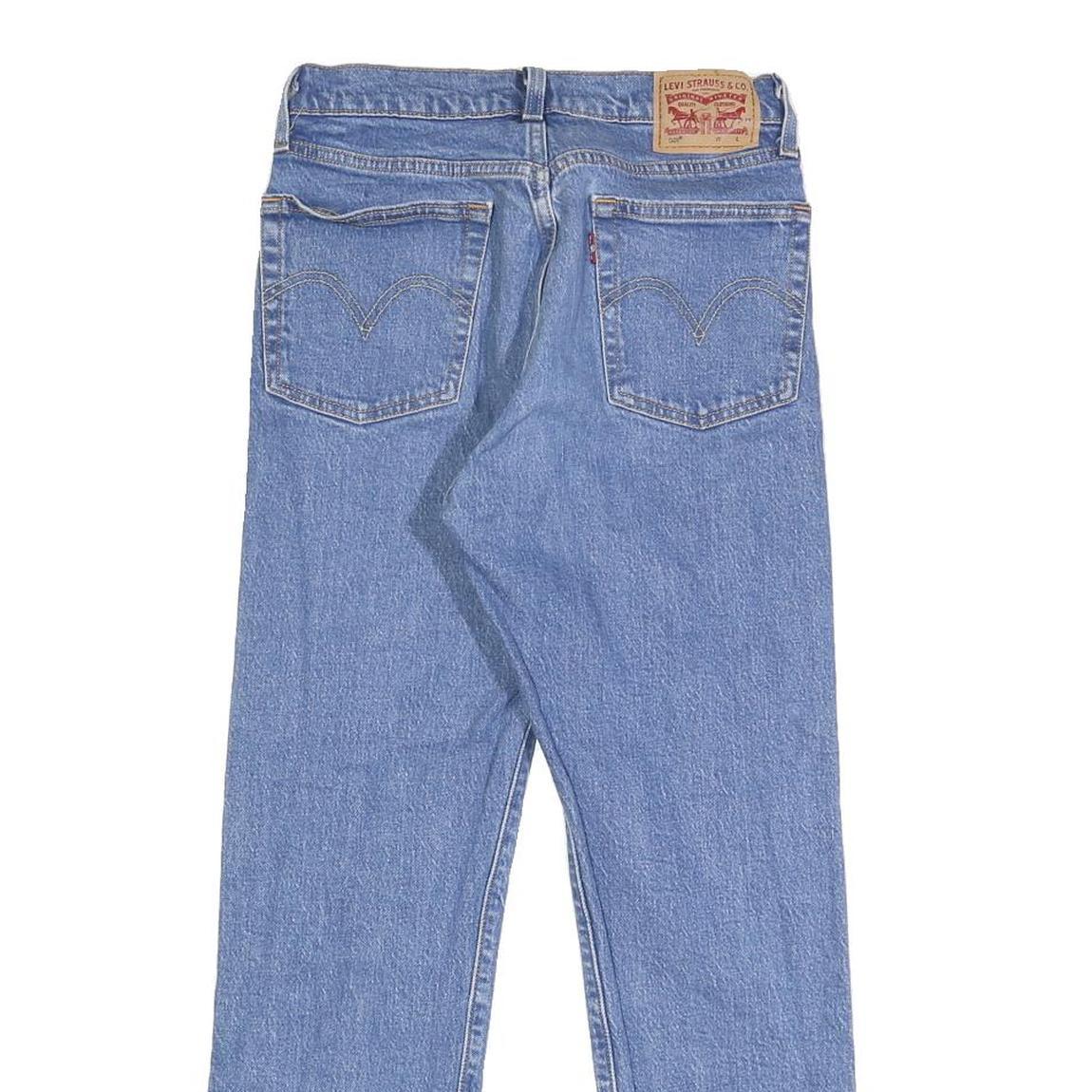 LEVI'S 501 Womens Jeans Blue Regular Straight Denim Light W26 L26 Button