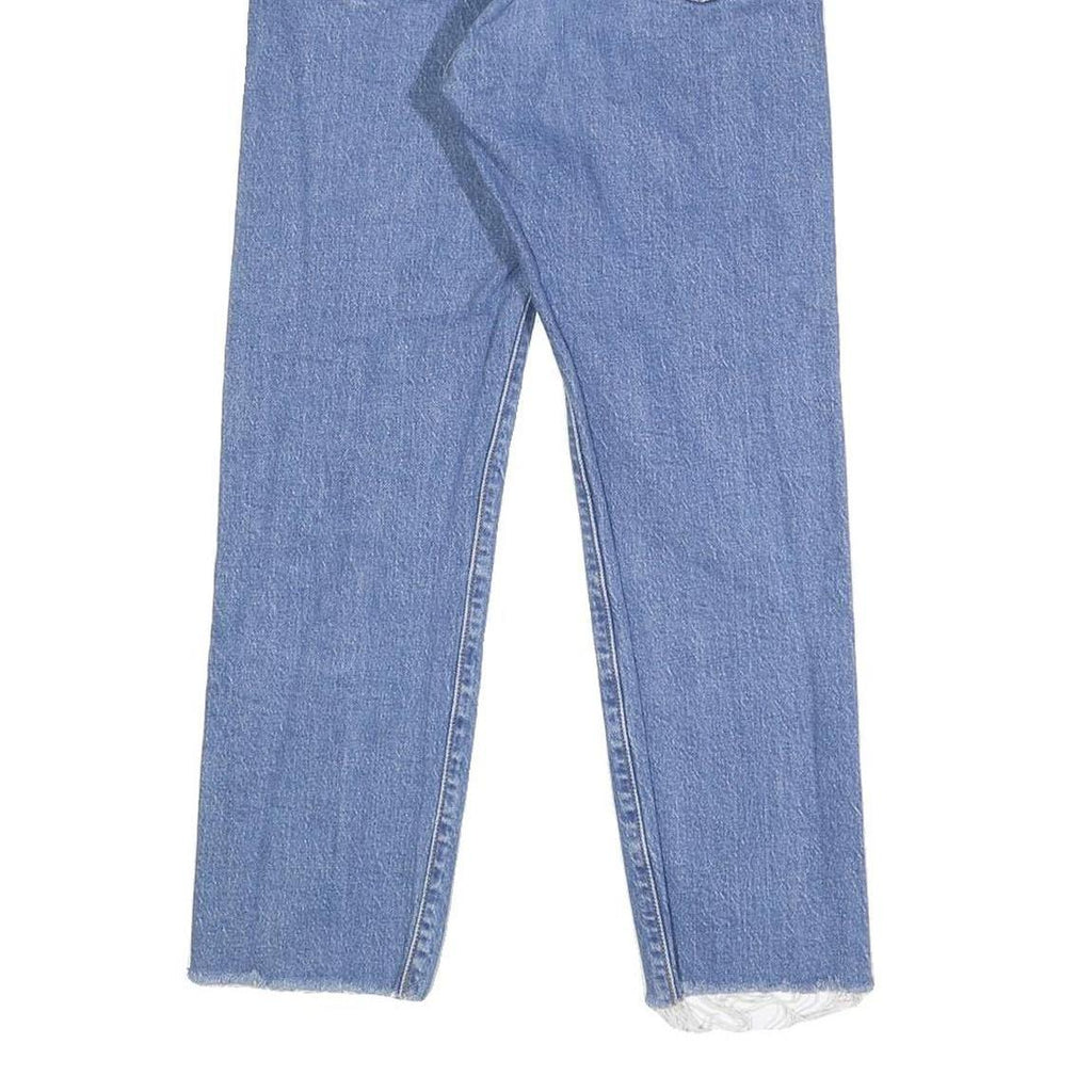 LEVI'S 501 Womens Jeans Blue Regular Straight Denim Light W26 L26 Button