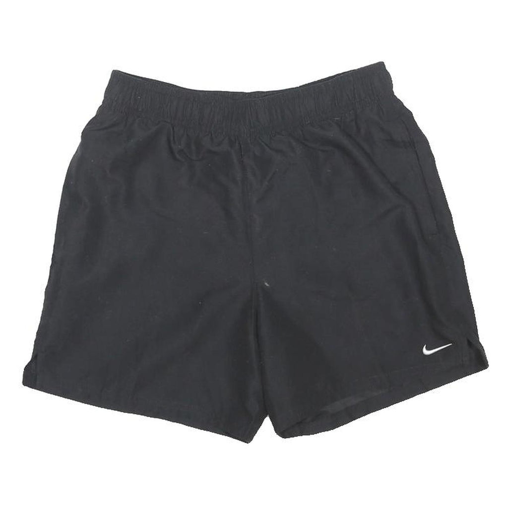 NIKE Mens Black Casual Shorts S W26 Lightweight Polyester Blend Sport