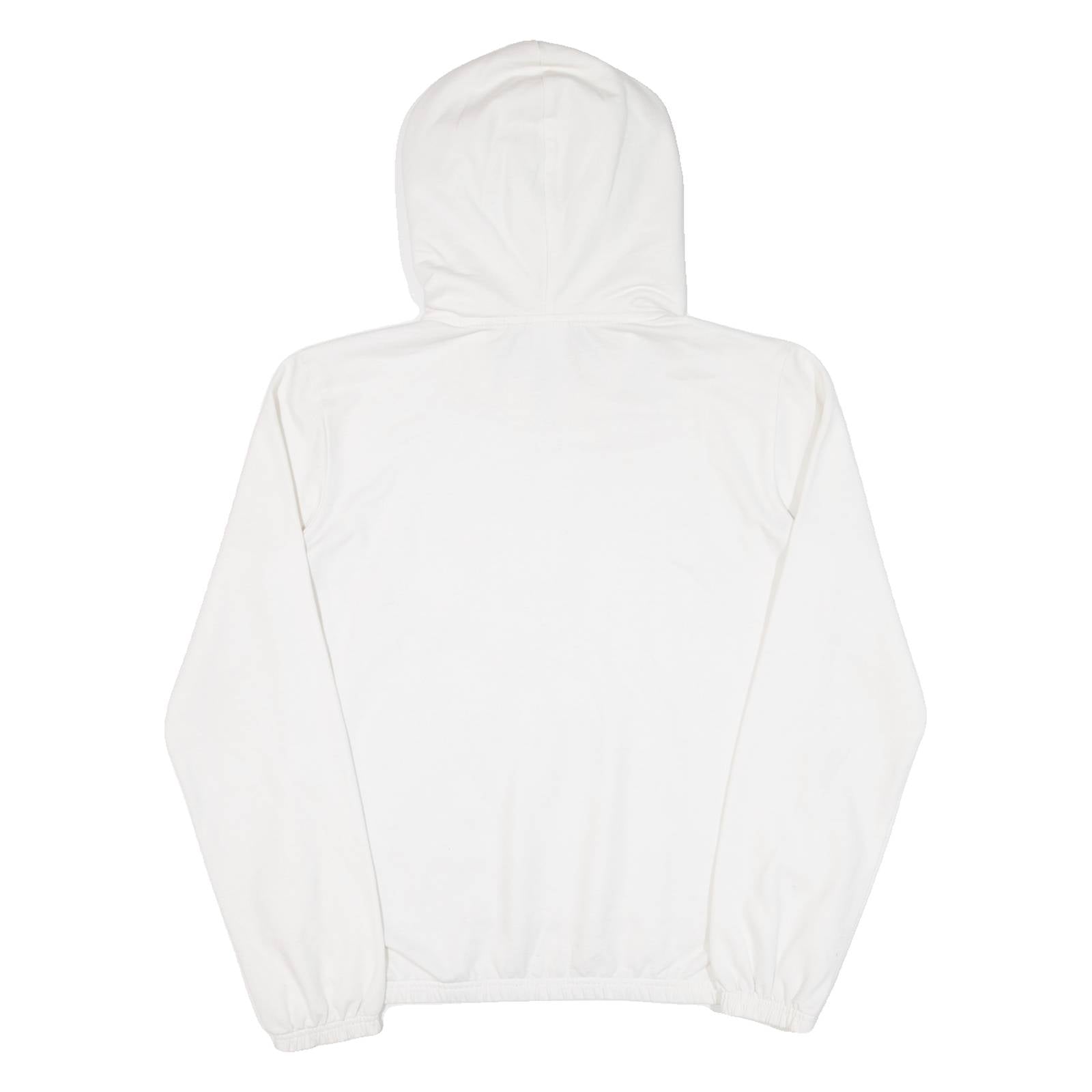 ADIDAS Womens White Hoodie M