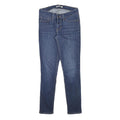 LEVI'S 711 Womens Slim Skinny Denim Medium W26 L27 Jeans Zip Cotton Blend