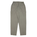 COLUMBIA Mens Relaxed Cotton Blend Khaki Trousers W26 L31 Cargo Zip Closure