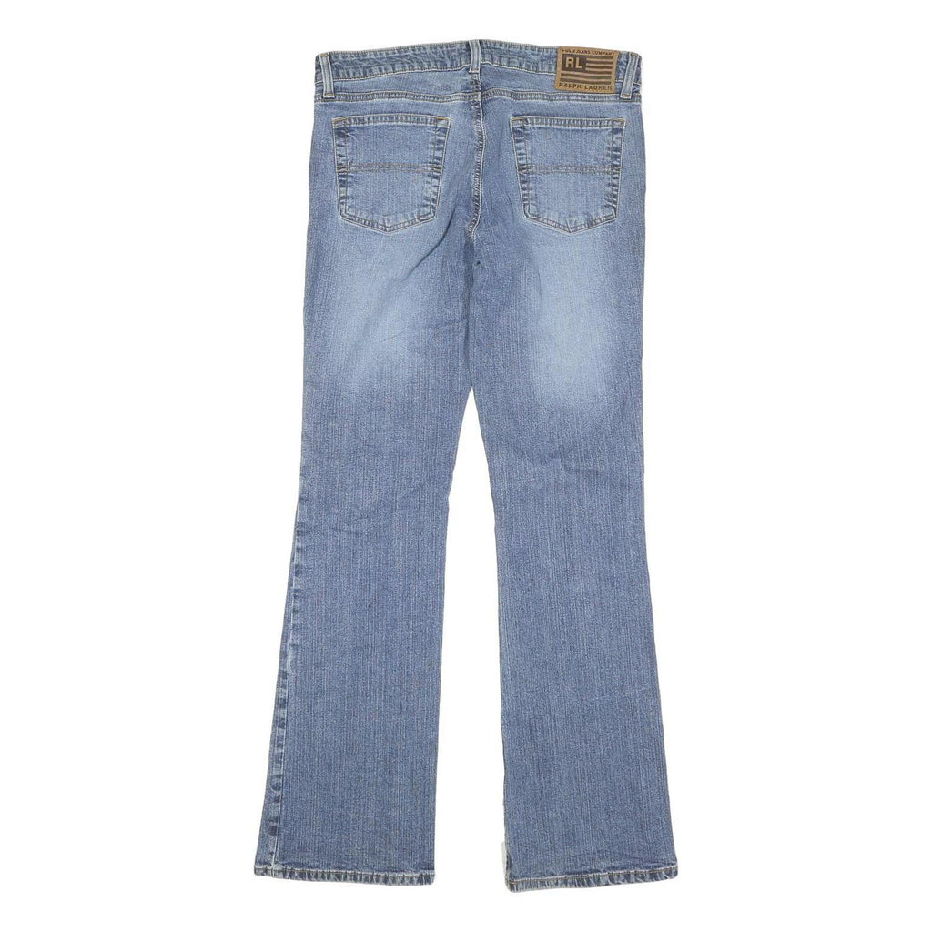 RALPH LAUREN POLO JEANS COMPANY Womens Regular Fit Blue Denim Straight Jeans W30
