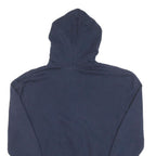 Mens Navy Blue Zipped Hoodie CLHS Logo S Cotton Blend Casual Wear
